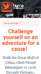 Mobile Screenshot of humachallenge.com